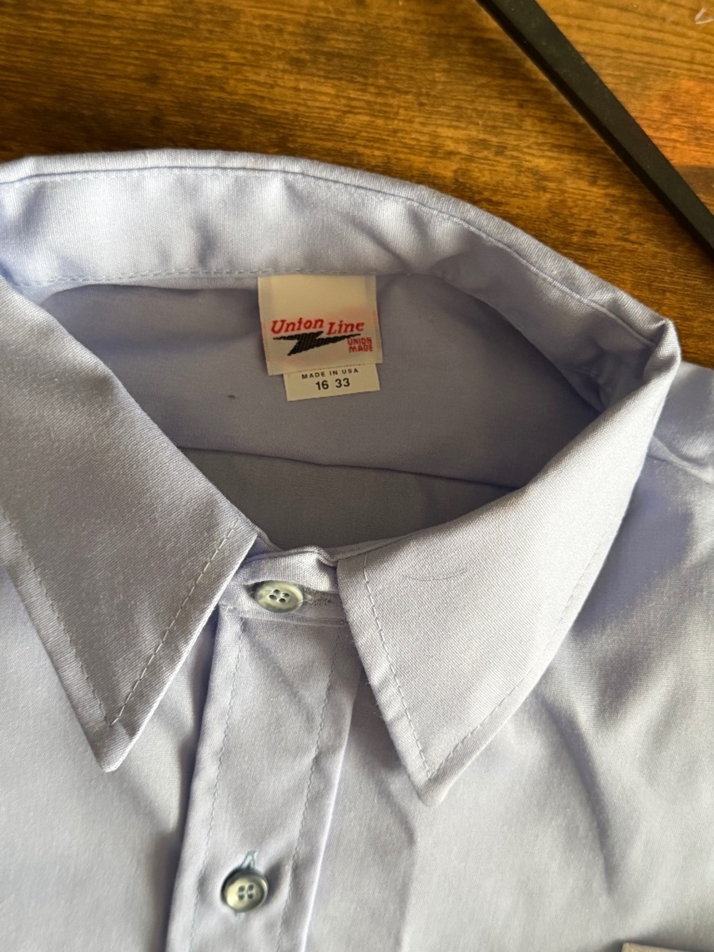USPS button-up shirt